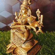 Brass Rajamathangi Idol , Pure & Antique 6″