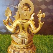 Brass God Raja Rajeshwari Statue , Pure & Antique