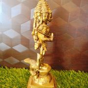 Brass Shanmuga Statue 10.5″ / Pure & Antique