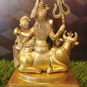 Brass Shiva Family’s Statue 7″ , Pure & Antique