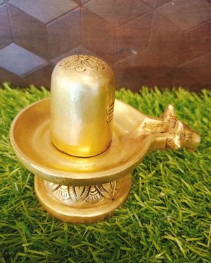 Brass Small Shiva Lingam / Pure & Antique