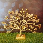 Brass Standing Kalpvriksham Tree Statue 9.5″