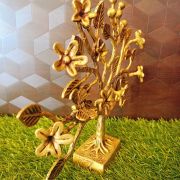 Brass Standing Kalpvriksham Tree Statue 9.5″