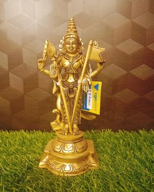 Brass Thiruchendur Murugan Statue , Pure & Antique