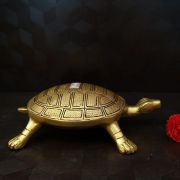 Brass Tortoise Idol Big Pooja Items / Pure & Antique