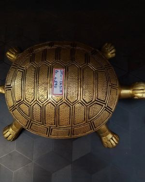 Brass Tortoise Idol Big Pooja Items / Pure & Antique