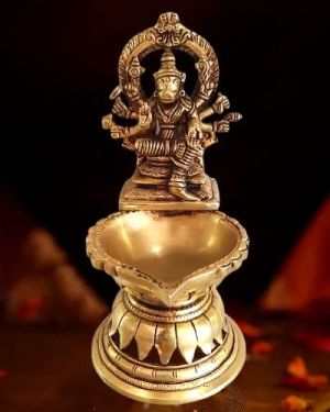 Brass Varahi Diya With Arch 8″