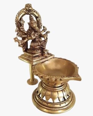 Brass Varahi Diya With Arch 8″