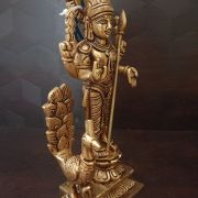 Buy Raja Alangara Murugan Brass Statue 8″Golden Antique finish  at Lowest Price Coimbatore,India