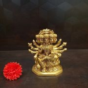 Brass Gayathri Devi Idol , Pure & Antique 5.5″