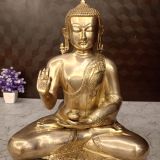brass-buddha-idol-golden-finish-pooja-gift-vgocart-coimbatore-india