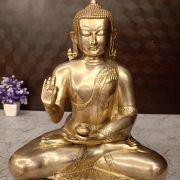 brass-buddha-idol-golden-finish-pooja-gift-vgocart-coimbatore-india