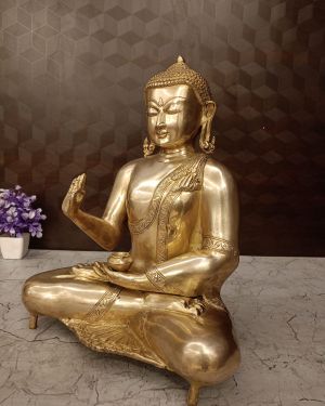 Buy Brass Buddha Statue For Home Decor 15″