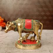 brass-cow-and-calf-pooja-gift-vgocart-coimbatore
