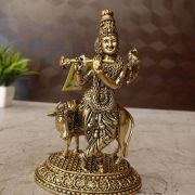 brass-cow-krishna-iodl-pooja-gift-vgocart-coimbatore-india