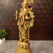 Brass Decor Lady Idol For Home Decor 17.5″