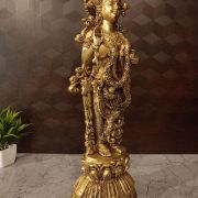 Brass Decor Lady Idol For Home Decor 17.5″