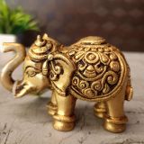 brass-elephant-pooja-gift-antique-handicraft-idol-vgocart-coimbatore-india