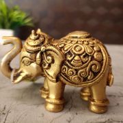brass-elephant-pooja-gift-antique-handicraft-idol-vgocart-coimbatore-india