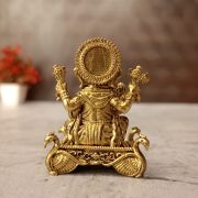 Brass Fine art Ganesha Idol 2″