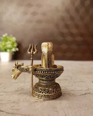 Buy Brass Fine Art ShivaLingam Idol 2″