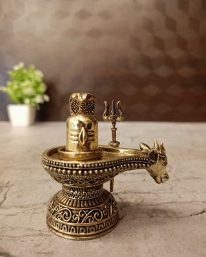 Buy Brass Fine Art ShivaLingam Idol 2″