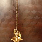 Brass Wall Hanging Five Face Annam Diya / Best For Pooja Room 19″