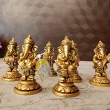 brass-ganesha-music-set-pooja-gift-vgocart-coimbatore-india