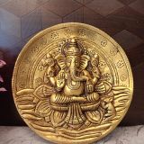 brass-ganesha-plat-wall-mount-vgocart-coimbatore