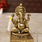 brass-ganesha-sitting-chowki-stand-pooja-gift-vgocart-coimbatore