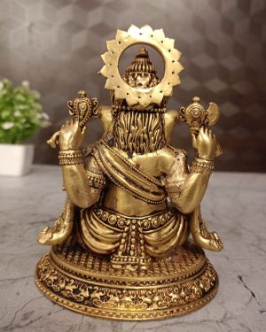 Buy Brass Fine Craft Ganesha Statue For Pooja & Gift 5″