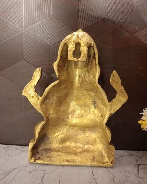 Buy Brass Ganesha Statue Wall Mount 6″