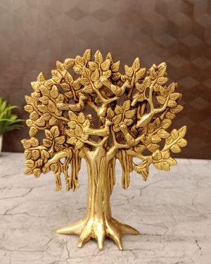Buy Brass Karpagavirsham Tree For Pooja, Home Decor 8″