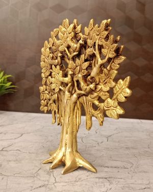 Buy Brass Karpagavirsham Tree For Pooja, Home Decor 8″
