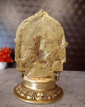 Buy Brass Big Lakshmi Diya 10″