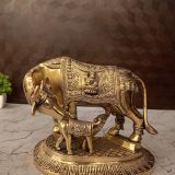brass-lakshmi-ganesha-cow-calf-pooja-gift-vgocart-coimbatore