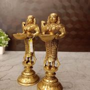 Brass Paavai Diya / Symbol of Divine Light and Knowledge 7.5″