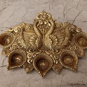 Brass Designer Diya- 10.5″