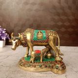 brass-stone-cow-and-calf-pooja-gift-vgocart-coimbatore