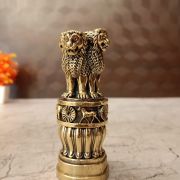 Brass Fine Art Ashoka Pillar 4″