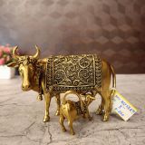 buy-brass-fine-art-cow-and-calf-antique-idol-best-price-shop-coimbatore