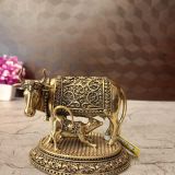 buy-brass-fine-art-gomatha-idol-antique-gift-shop-best-price-coimbatore