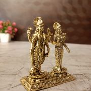 Brass Fine Art Vishnu Lakshmi 3″