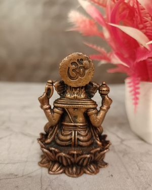 Buy Panchaloha Ganesha Idol Sitting On Lotus Base 2″