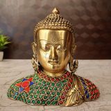 Brass-stone-buddha-idol-pooja-gift-vgocart-coimbatore-india