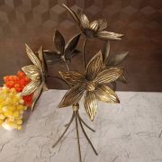 Brass Decor Flowers 17″