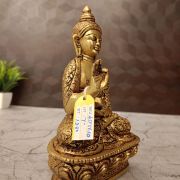 Brass Buddha Small Idol- 7″