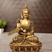 brass-buddha-idol-floral-design-pooja-gift-vgocart-coimbatore-india