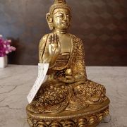 Brass Buddha Statue on Base – 7″