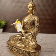 Buy Brass Buddha Statue Sitting On Oval Designer Base 8″